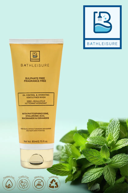 BATHLEISURE Oil Control & Hydrating Face Wash